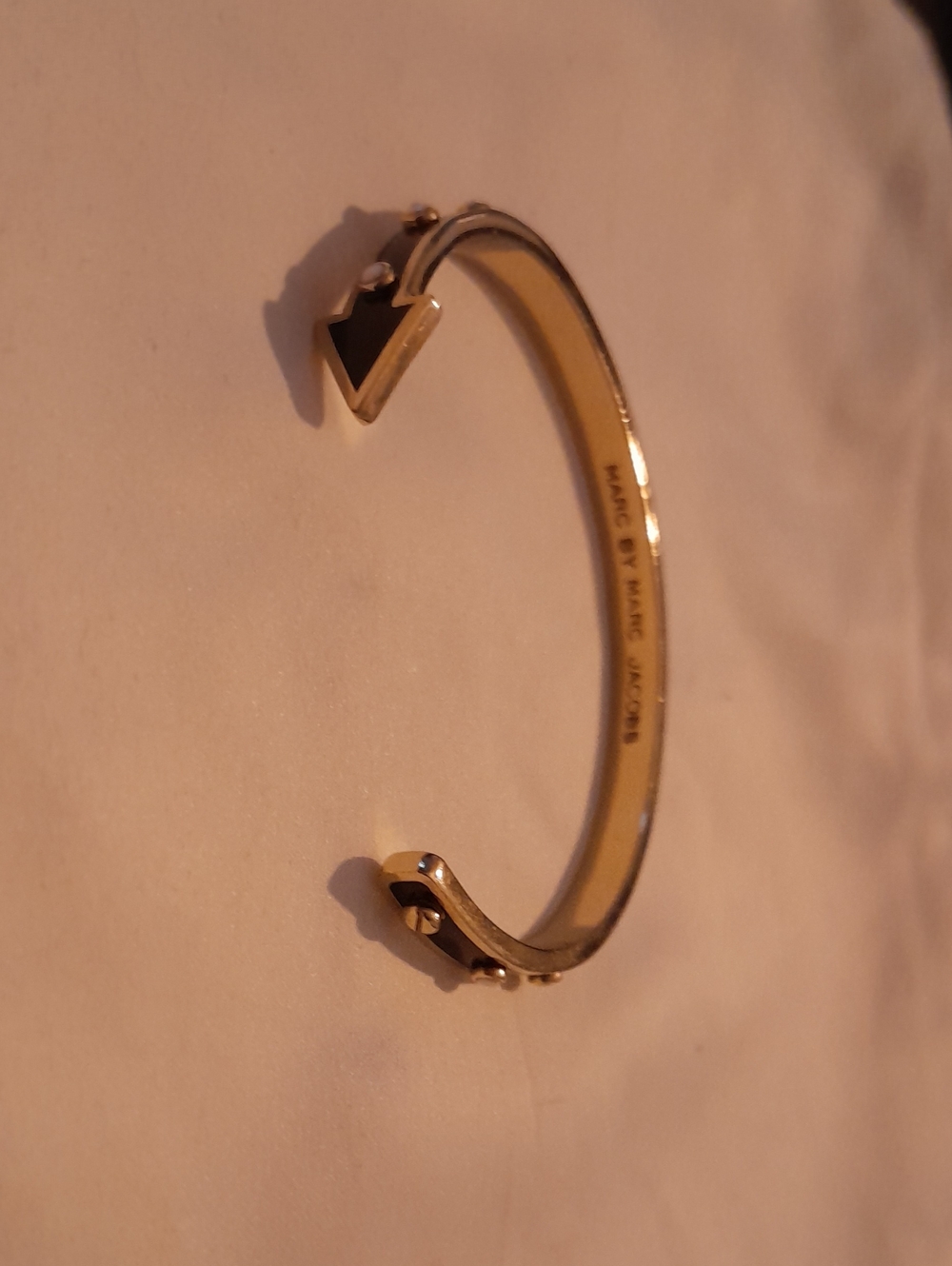 Marc by Marc Jacobs Gold and Black Arrow Cuff Bracelet